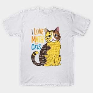 I love math and cats T-Shirt